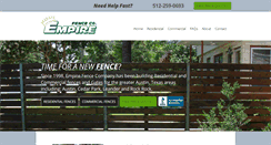 Desktop Screenshot of empirefencetx.com